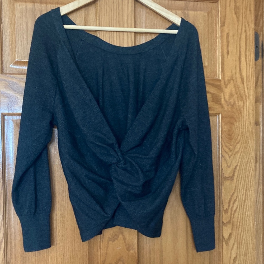Victoria's Secret Charcoal Knit Top